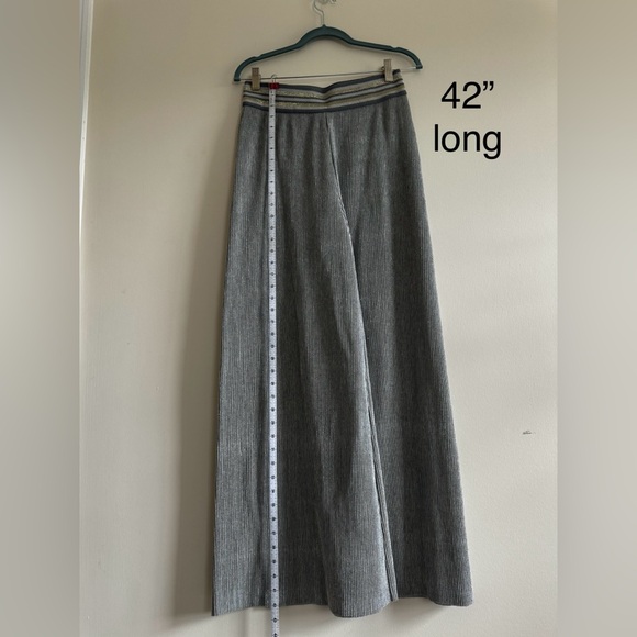 Silver & Blue Metallic Plisse Co-Ord Set - Picture 9 of 13